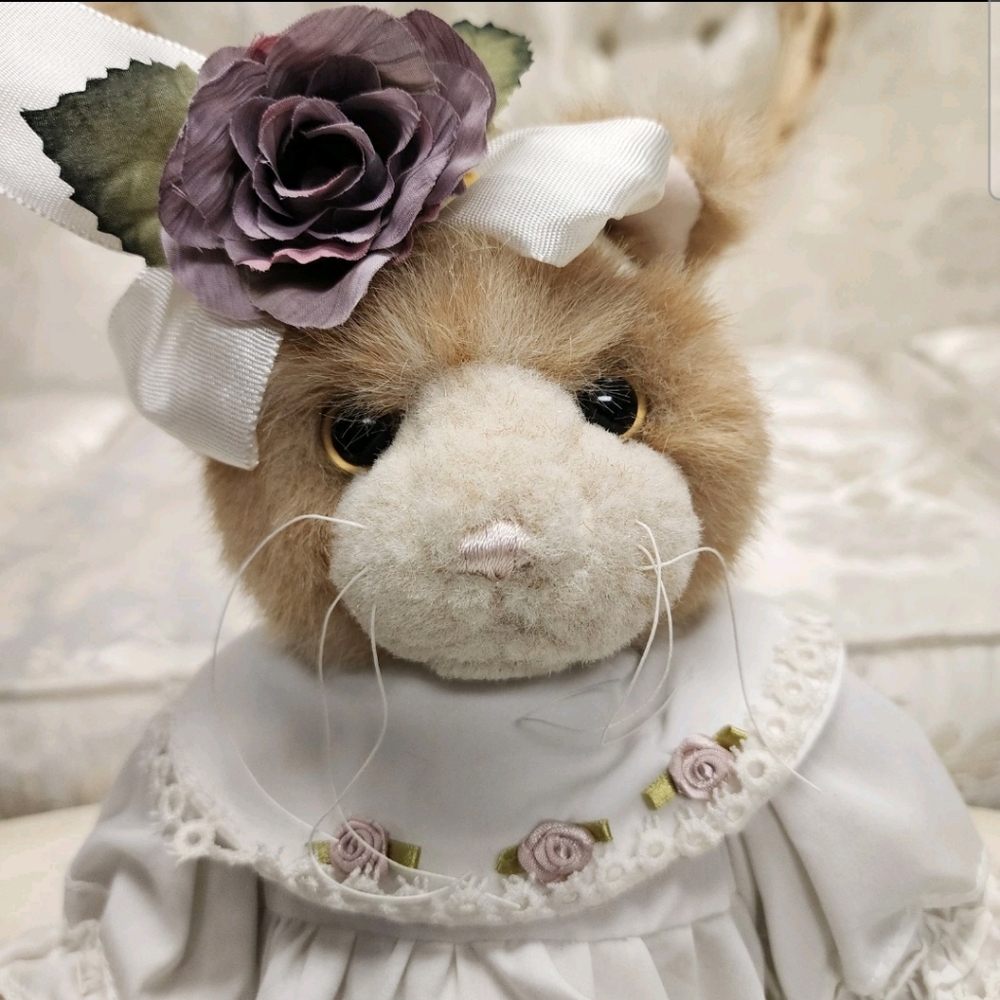 Bearington Collection Poseable Plush Cat Rare - Picture 2 of 7